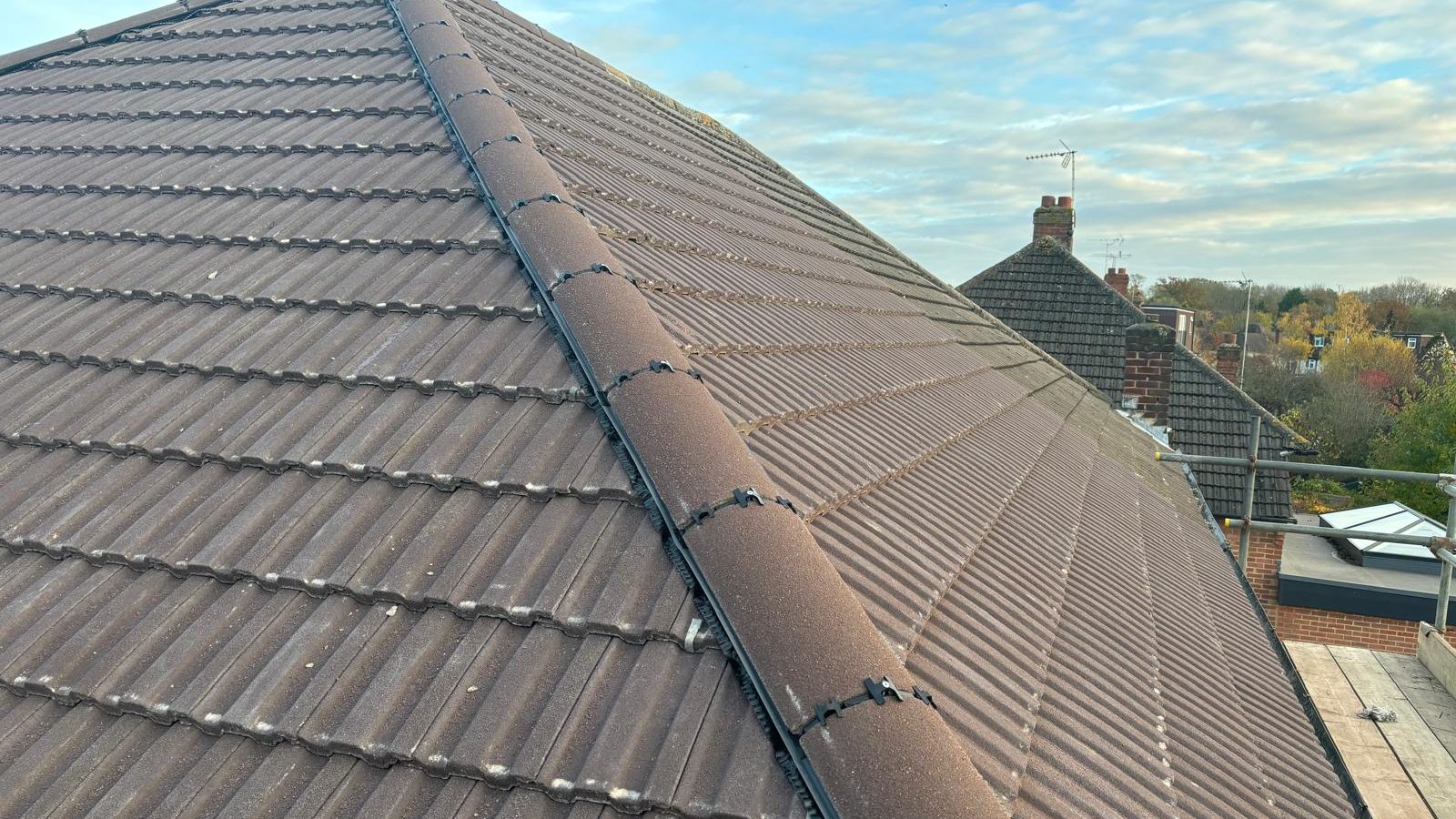 A completed roof by Roofcraft of Surrey and London