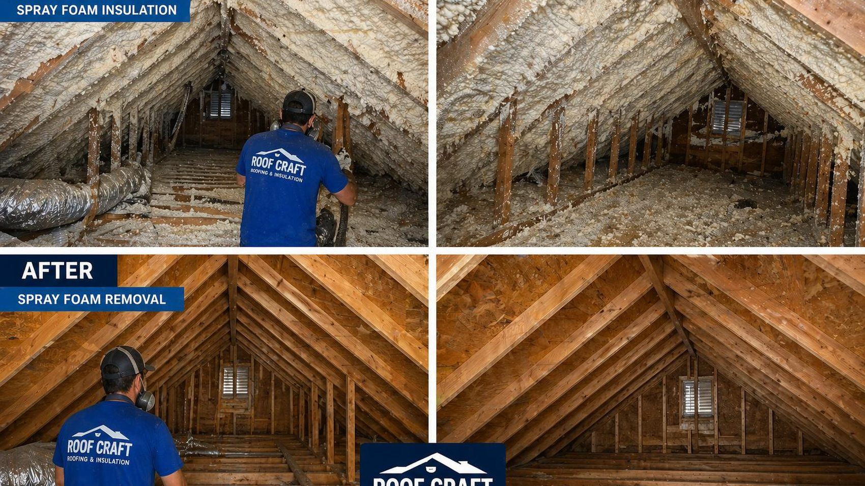 Spray Foam Removal